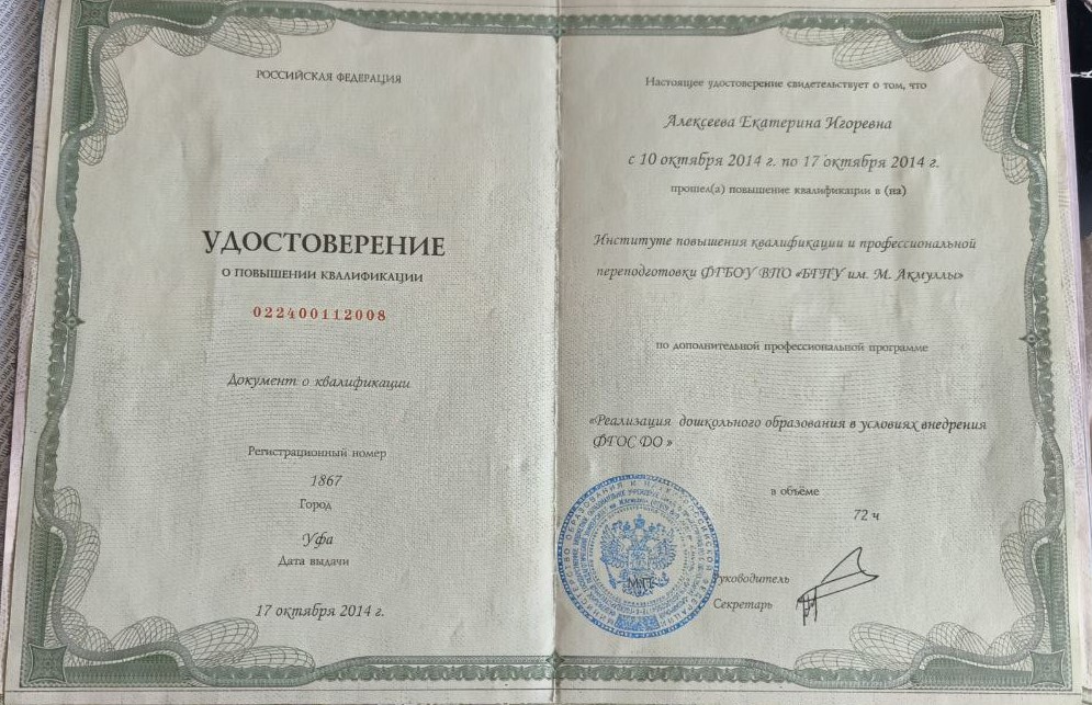 Сертификат 13